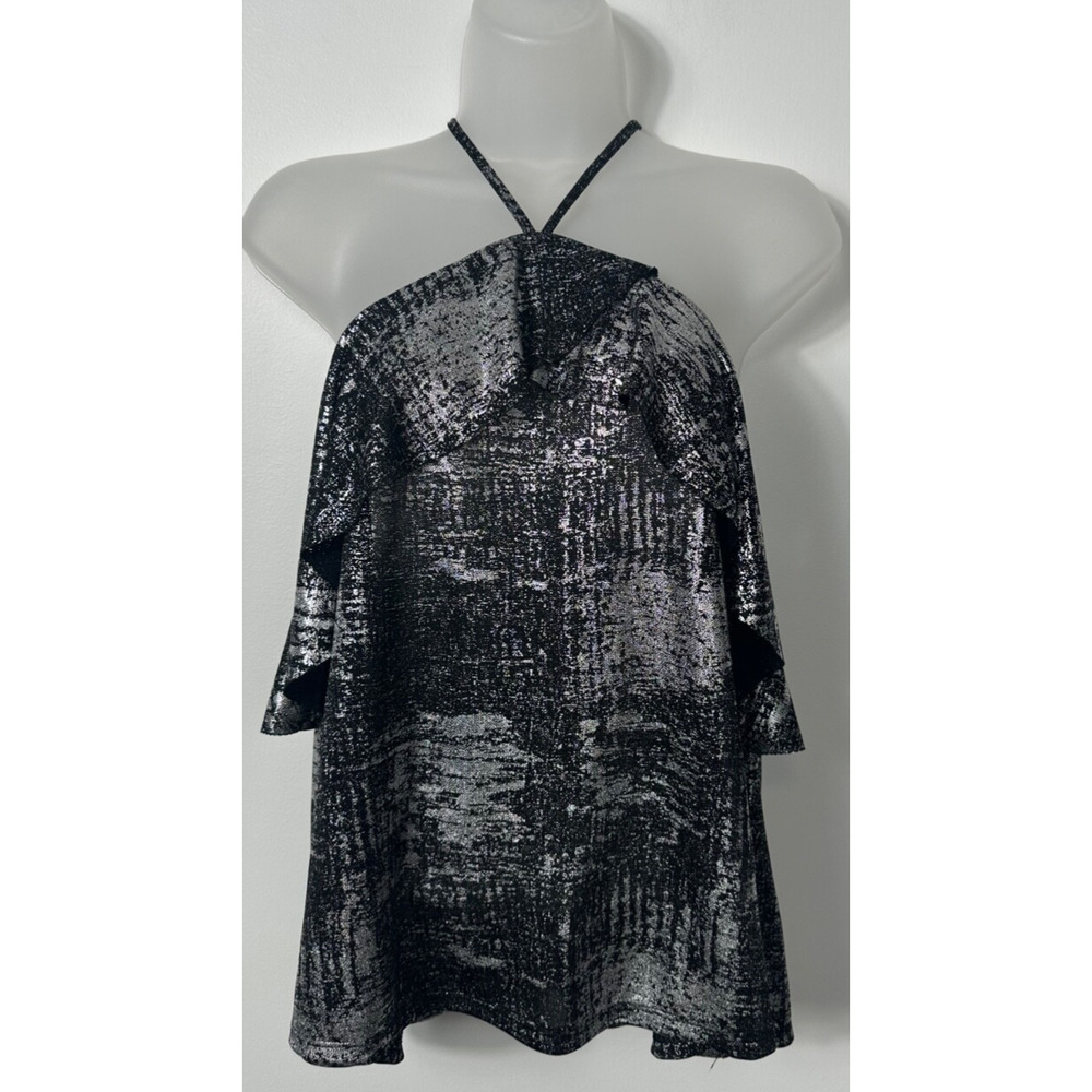 NEW Anthropologie Sunday in Brooklyn Zooey Ruffled Halter Top Size M $78 B14